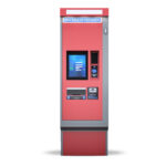 E-Life TVM-500 bilet satış kiosk terminali, otobüs ve tren istasyonları için tasarlanmıştır.