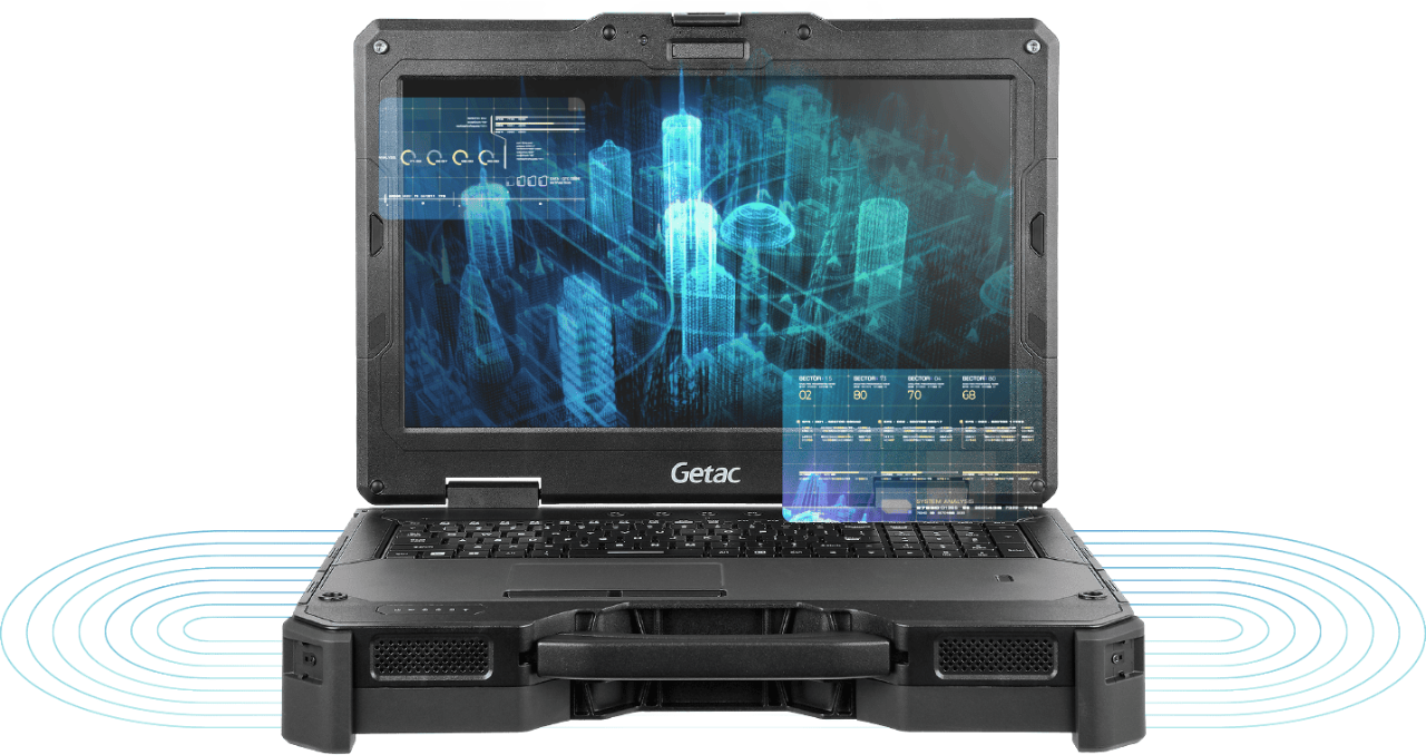 Getac X600 Pro Ekran ve Bağlantı