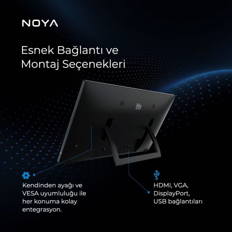 Elo 2470L 24" Dokunmatik Monitör Artık Türkiye'de Noya Dijital Dönüşüm Teknolojileri Güvencesiyle!
