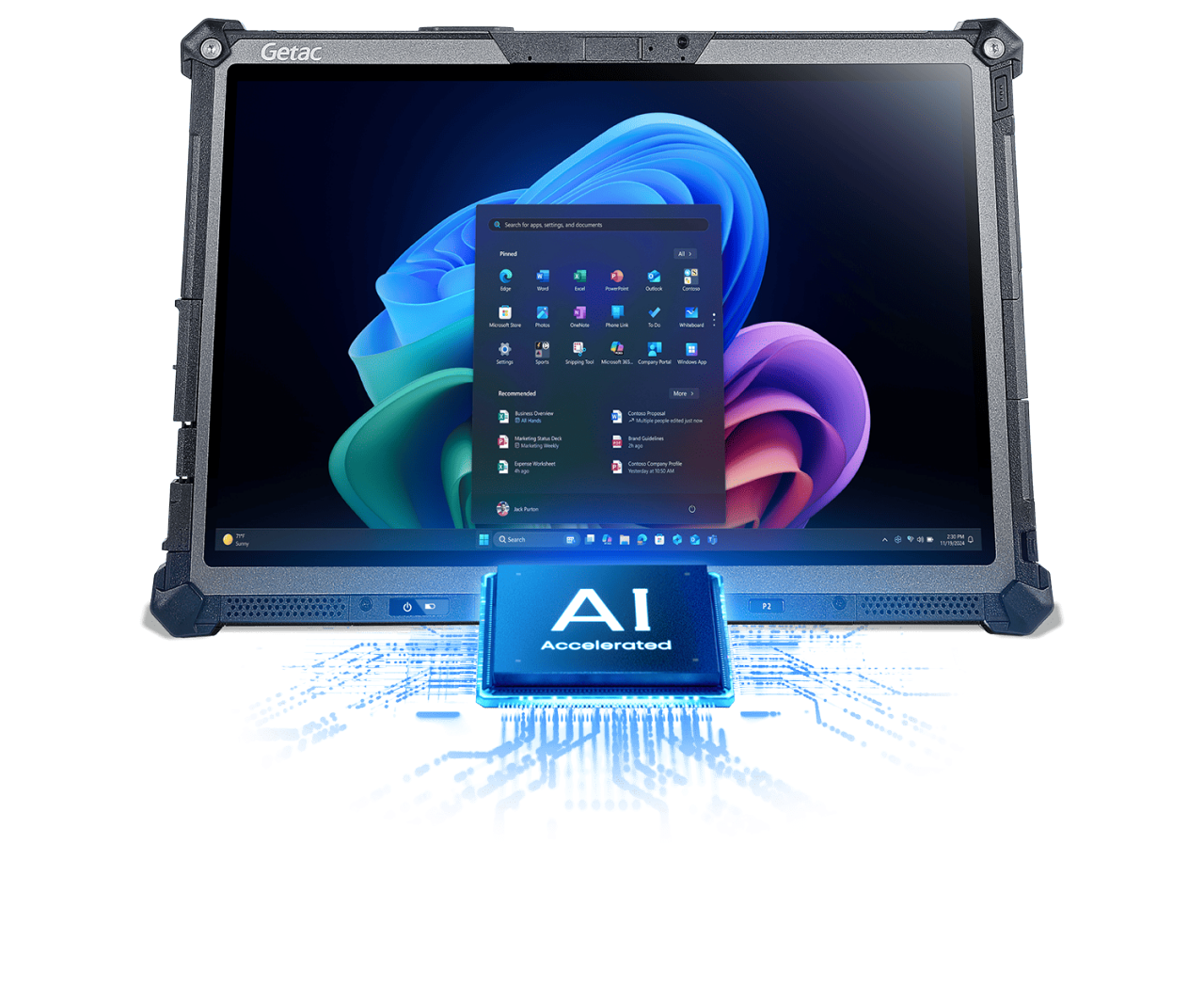 Getac F120 – AI destekli dayanıklı tablet performansı