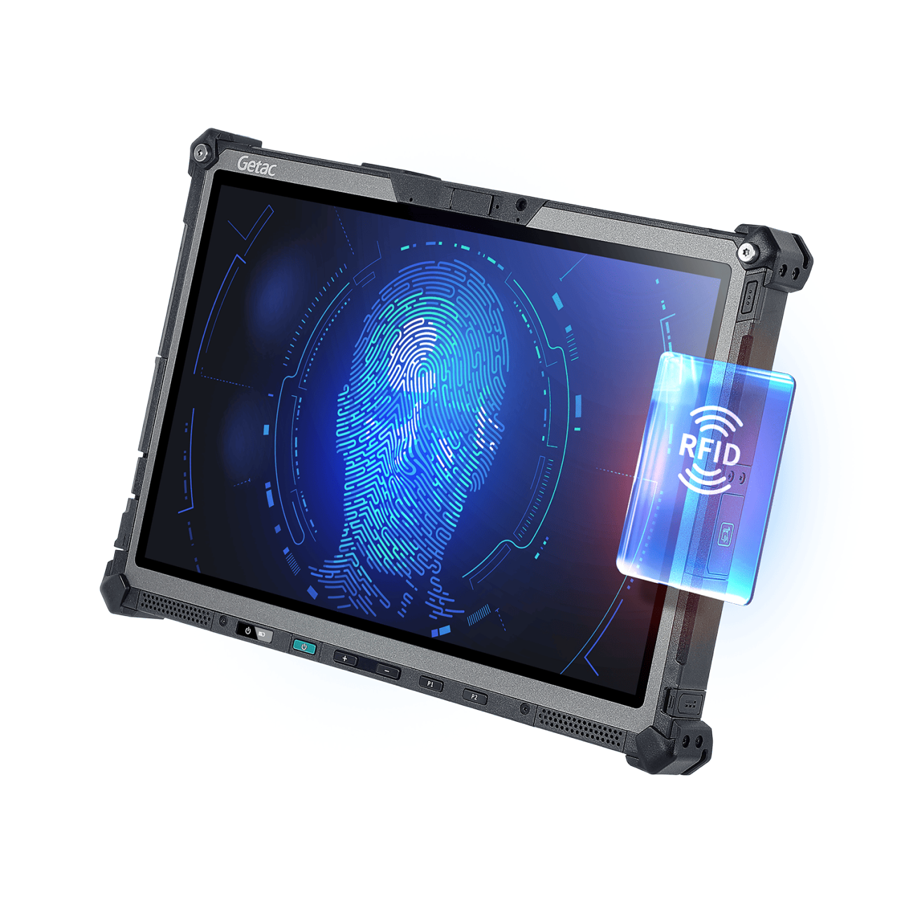 Getac F120 mobilite, klavye yuvası ve araç içi montaj