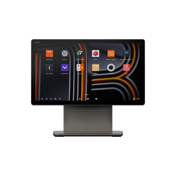 Sunmi D3 Pro-1 endüstriyel POS terminali — Android tabanlı, dokunmatik ekranlı, entegre yazıcı ve çoklu bağlantı desteğiyle yüksek performanslı satış noktası çözümü.