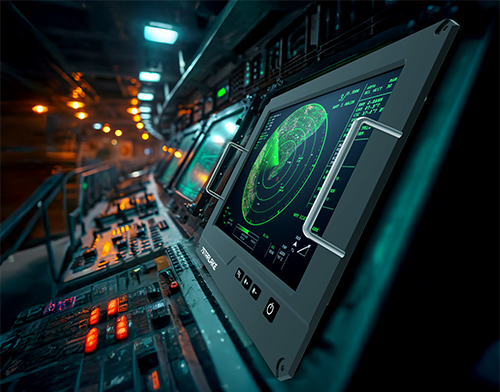 SKY24-P04 IP65 Askeri Gemi Tipi Panel PC