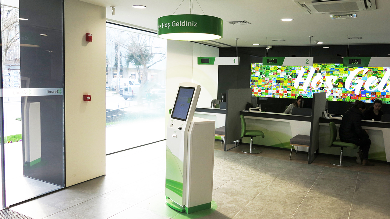 Garanti Bankası Sıramatik Kioskları Yenileme Projesi