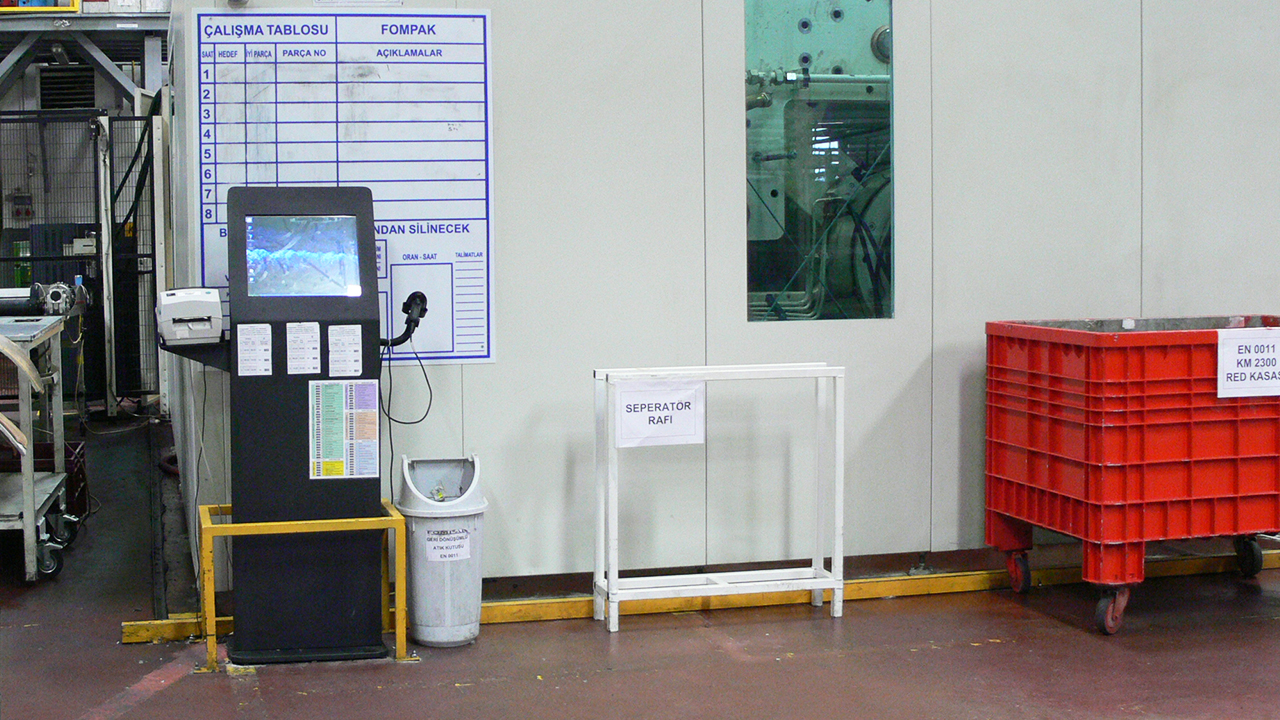 Martur Üretim Otomasyonu Kiosk Projesi