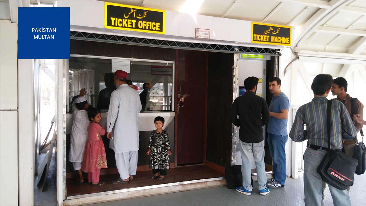 Multan Dış Mekan Bilet Satış ve Kart Dolum Kiosk Projesi